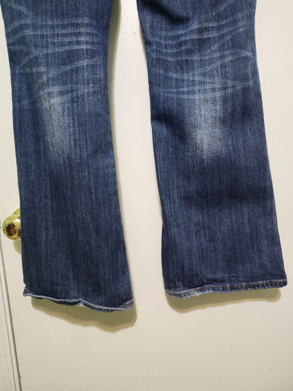Lucky Brand Blue Denim Flare Jeans Sofia Boot - Picture 6 of 9